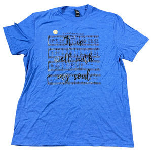 Custom Made‎ Tshirt Blue Size Large